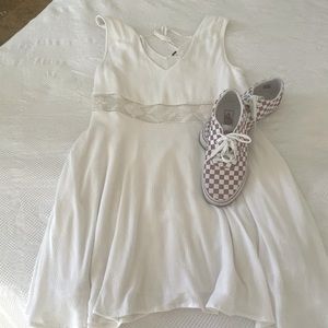 FREE PEOPLE dress , size medium, Color white